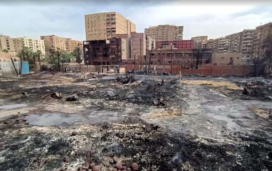 Incêndio devasta estúdio histórico de cinema no Egito
