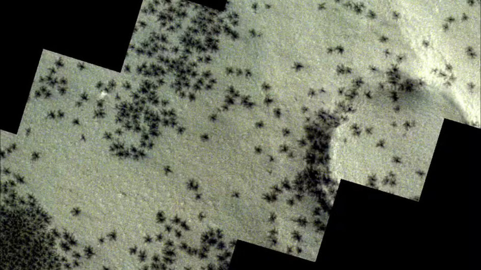 Sonda espacial capta imagem de “aranhas” em Marte; entenda – NSC Total