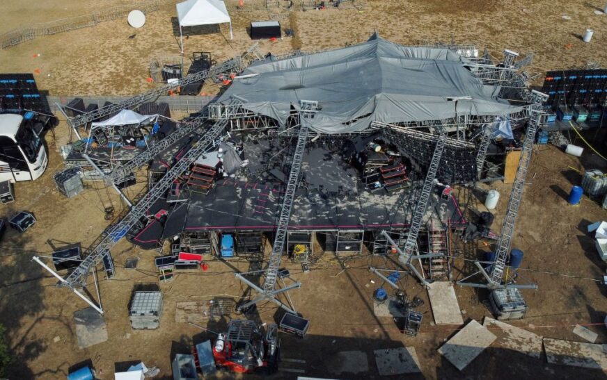 Estado mexicano promete indenização após morte de nove pessoas em queda de palco