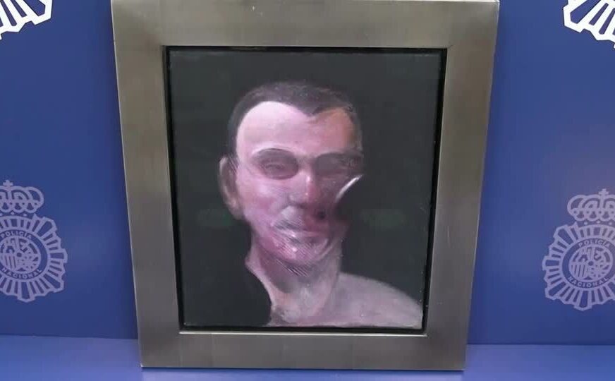 Polícia espanhola recupera quadro de Francis Bacon roubado em 2015