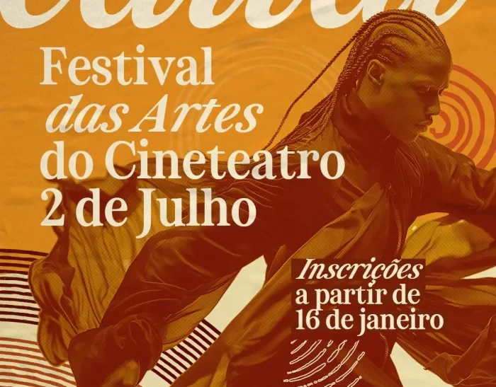 I Festival das Artes do Cineteatro 2 de Julho está com inscrições abertas