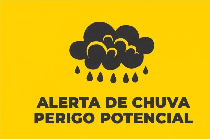 Inmet renova Alerta Amarelo que aponta chuvas intensas para Vitória da Conquista nos próximos dias