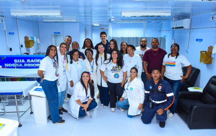 Módulos de Saúde garantem atendimento e segurança no circuito Dodô
