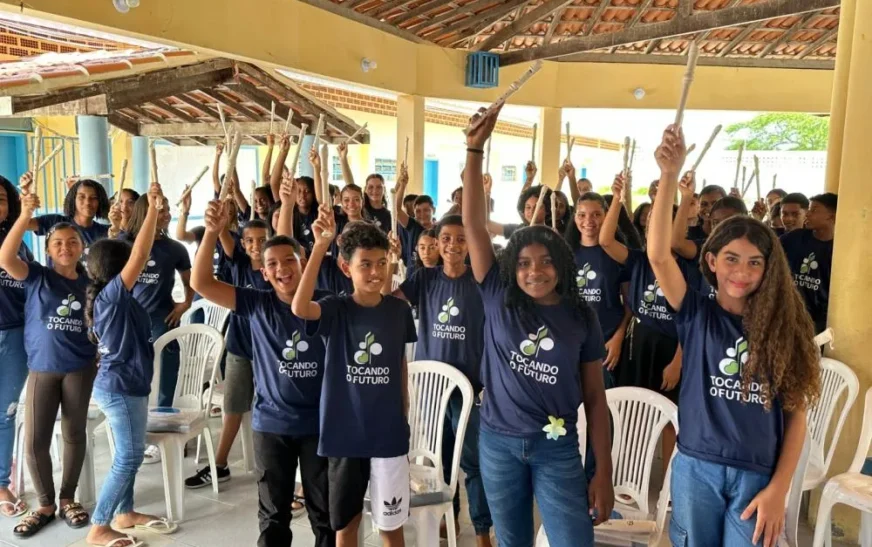 Projeto Tocando o Futuro chega a Barrocas; iniciativa levará educação musical gratuita para crianças e adolescentes