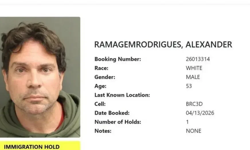Governo dos EUA divulga foto de Alexandre Ramagem após prisão por serviço de imigração