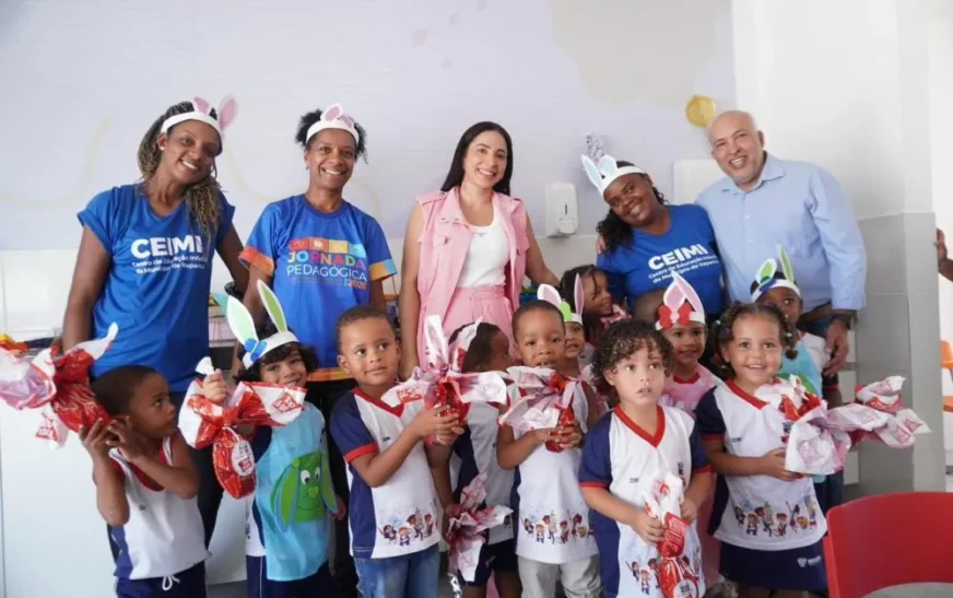 Prefeitura de Itaparica distribui ovos de Páscoa  para estudantes da rede municipal