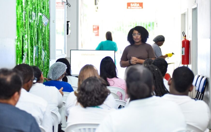 Profissionais de saúde do município participam de palestra sobre impactos do assédio na saúde mental – Secretaria de Comunicação