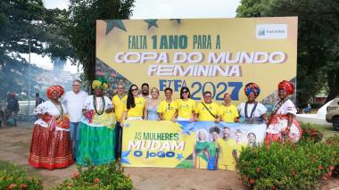 Bahia dá início à contagem regressiva para a Copa do Mundo FIFA de Futebol Feminino 2027 | SECOM