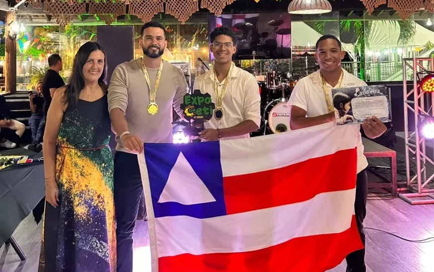 Projeto de estudantes do CETEP do Sisal conquista primeiro lugar em feira científica nacional e garante credencial para Espanha