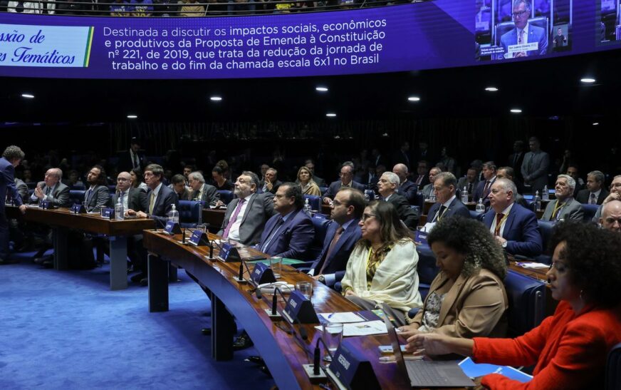 Empresários atacam PEC 6x1 no Senado; sindicatos e governo defendem