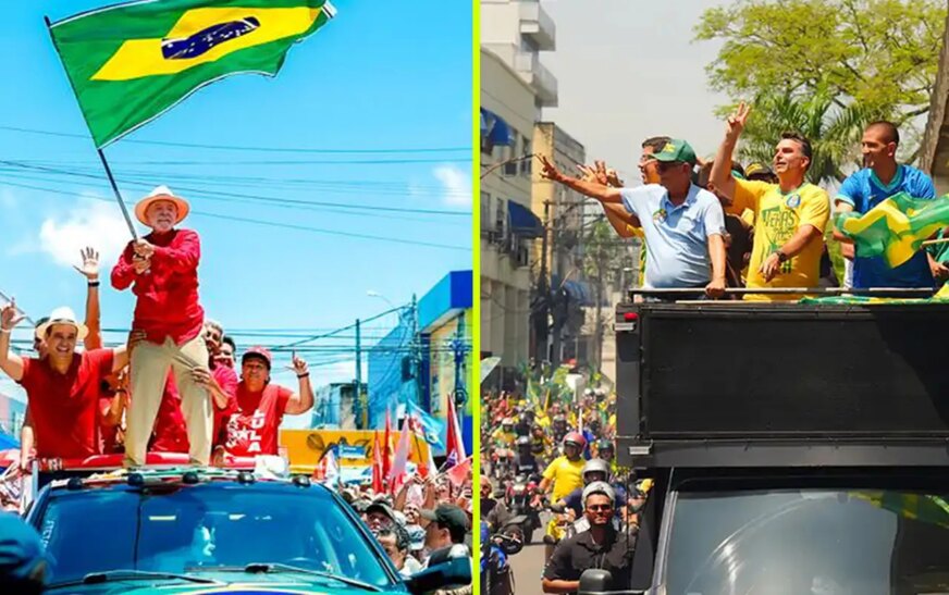 Lula faz comício em Natal e Flávio participa de moto-carreata no Rio
